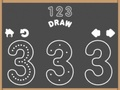 Игра 123 Нацртај  онлајн