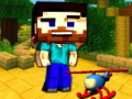 Игра Авантура со хеликоптер Mineblock  онлајн