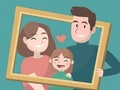 Игра Среќно семејство загатка  онлајн