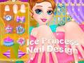 Игра Дизајн на нокти на Ice Princess  онлајн