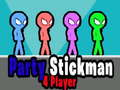 Игра Party Stickman 4 Player онлајн