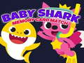 Игра Натпревар со мемориска картичка Baby Shark  онлајн