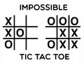 Игра Невозможен tic tac toe  онлајн