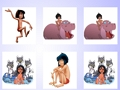 Игра Натпревар со мемориска картичка Mowgli  онлајн
