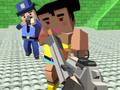 Игра Војување со пукање GunGame: блокаден гангстер  онлајн