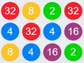 Игра 2-4-8 поврзуваат идентични броеви  онлајн