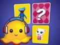 Игра Натпревар со мемориска картичка октопод  онлајн
