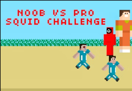 Игра Noob VS Pro Squid Challenge онлајн