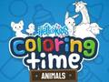 Игра Животни за време на боење HelloKids  онлајн