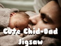 Игра Слатко дете-тато сложувалка  онлајн