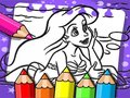 Игра Книга за боење Ариел Сирена  онлајн