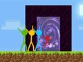 Игра Стикмен Паркур Скајленд онлајн