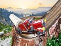 Игра Симулатор за полуприколка во снег  онлајн