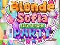 Игра Забава за русокоса Софија Stay at Home  онлајн