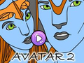 Игра Книга во боја Аватар 2  онлајн