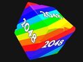 Игра Коцки 2048 3D со броеви  онлајн