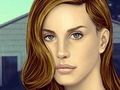 Игра Лана вистинска шминка онлајн