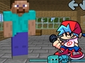 Игра Friday Night Funkin' VS Steve од Minecraft  онлајн