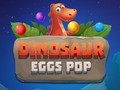 Игра Поп со јајца од диносаурус  онлајн