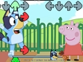 Игра FNF: Блуи VS Пепа прасе  онлајн