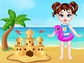Игра Бебе Тејлор на плажа патување  онлајн