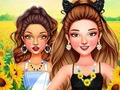 Игра Познати личности со сјај на сончогледот  онлајн