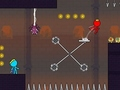 Игра Црвено и сино Stickman 2  онлајн