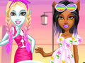 Игра Летен одмор Monster Girls  онлајн