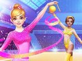 Игра Гимнастика девојки се облекуваат игра  онлајн
