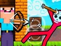 Игра Ноб Арчер против Зомби Стикмен  онлајн