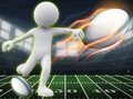 Игра Стикман рагби трчање и удар онлајн