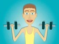 Игра Кликач на мускулите  онлајн