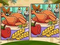 Игра Разликите на Денот на благодарноста  онлајн