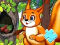 Игра Сложувалка: верверица крие храна  онлајн