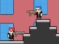 Игра Noobwars црвено и сино  онлајн