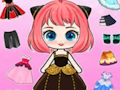 Игра Chibi кукла облечете се DIY онлајн