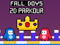 Игра Fall Boys 2D паркур  онлајн