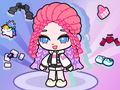Игра Fashionista Avatar Studio Облечи  онлајн