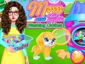 Игра Мама и Тејлор перат облека  онлајн