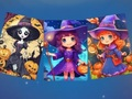 Игра Страшна сложувалка за Ноќта на вештерките  онлајн