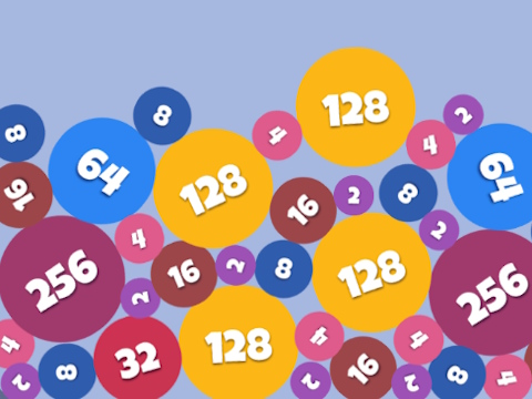 Игра 2048 натпревар топки  онлајн