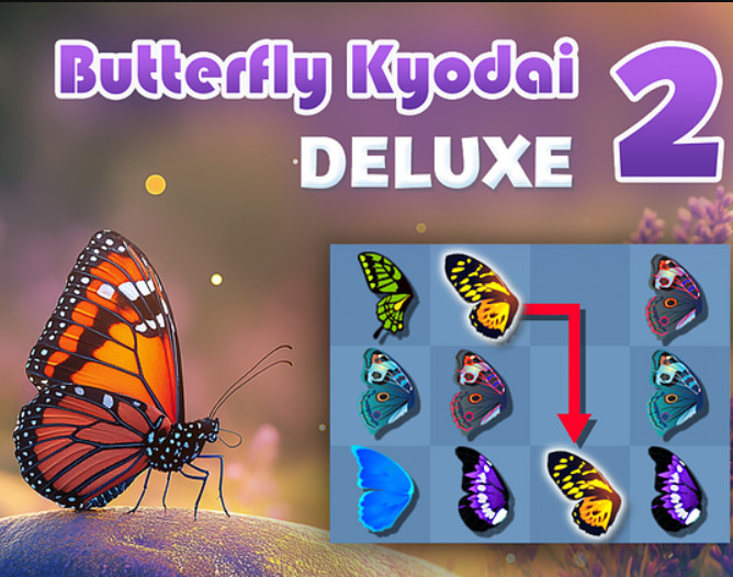 Игра Пеперутка Kyodai Deluxe 2  онлајн