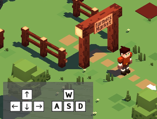 Игра Пазар за фармери на Apple Knight  онлајн