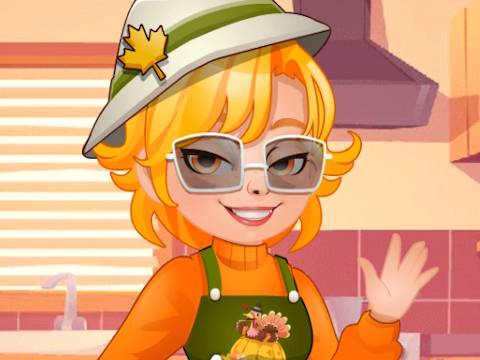 Игра Roxie's Kitchen Cupcake за Денот на благодарноста  онлајн