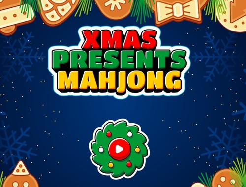 Игра Божиќни подароци Mahjong  онлајн