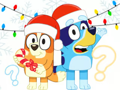 Игра Детски квиз: Bluey Christmas Quiz  онлајн