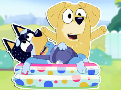 Игра Сложувалка: Bluey Dad Baby  онлајн