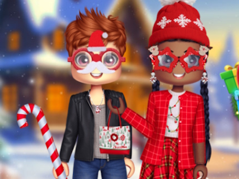 Игра Божиќен фустан на Roblox  онлајн