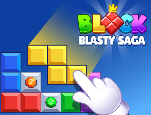Игра Блокирај ја Blasty Saga  онлајн