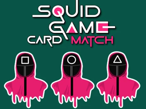 Игра Натпревар со мемориски картички на Squid Game  онлајн